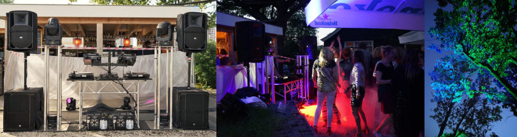 impressie Sound2Light outdoor dj feest licht en geluid impressie Sound2Light outdoor dj feest licht en geluid