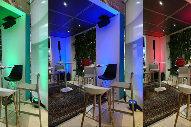 Uplighting Beursstand Verlichting Audio Huren Amsterdam Sound2Light
