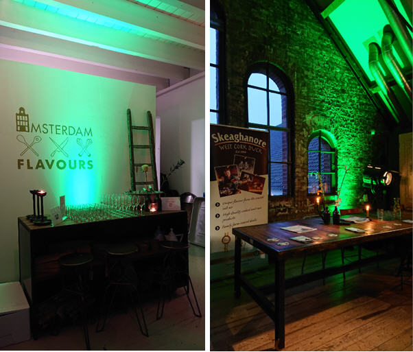 Uplighting huren verkoop installatie verlichting horeca gelegenheid