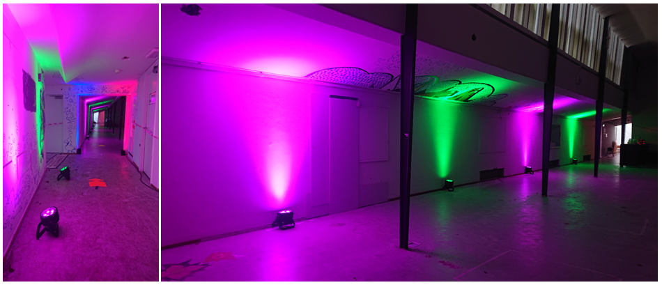 Draadloze Sfeerverlichting huren Museum Event Licht Geluid