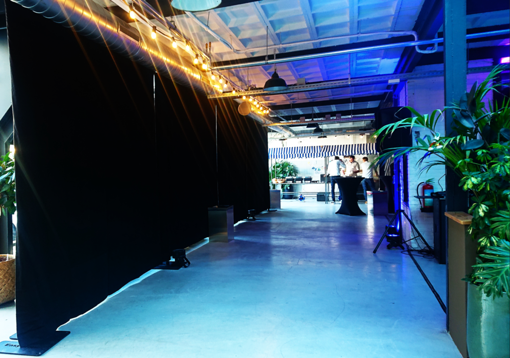 Pipe & Drape Afzetting Business Event AV Services
