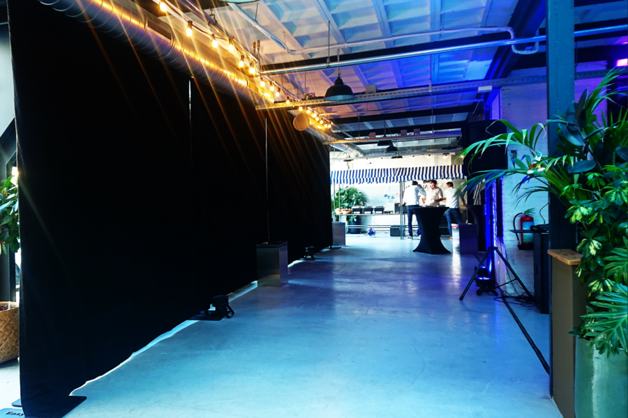 Pipe & Drape Afzetting Business Event AV Services