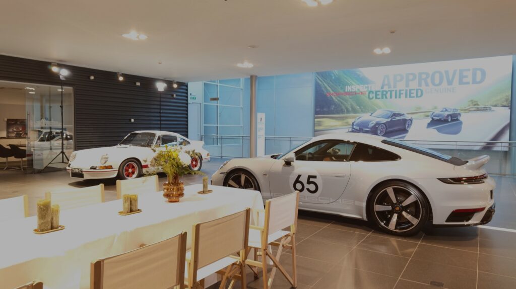 Porsche Auto Event Sound2Light Verlichting