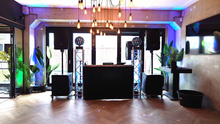 DJ booth tafel Setup DJ Support Sound2Light
