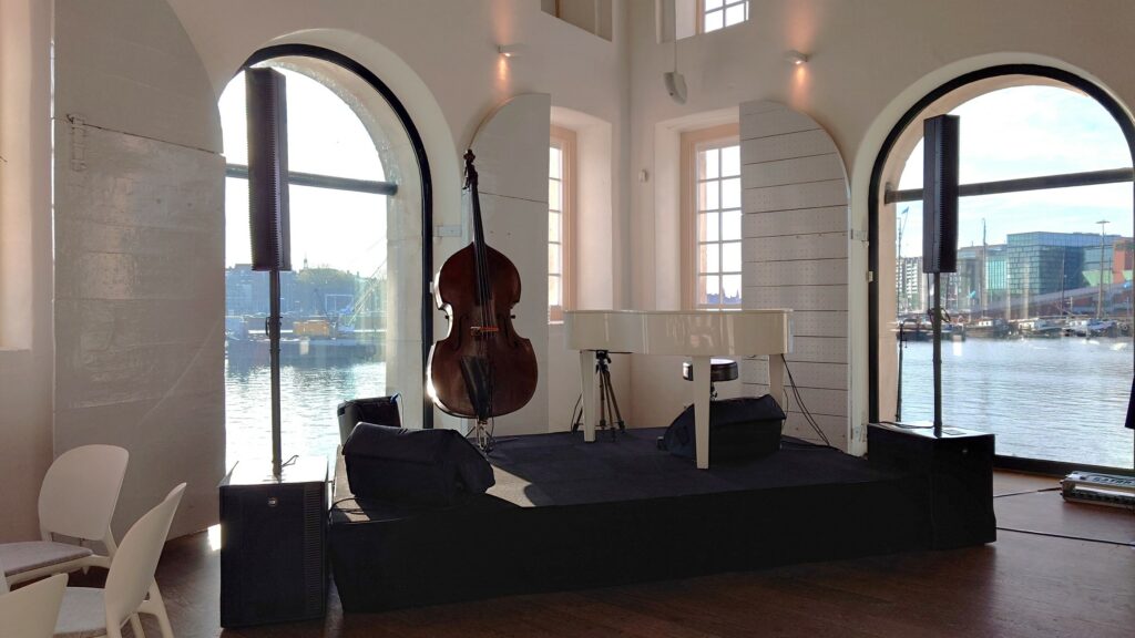 Podium huren Setup Live Muziek Scheepvaartmuseum