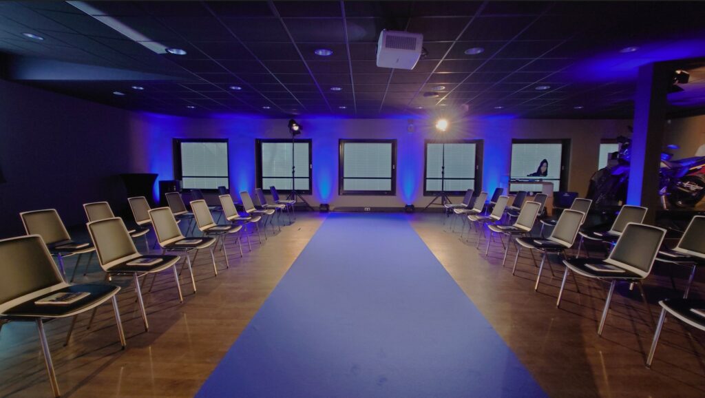 Yamaha Fashionshow Sound2Light licht geluid DJ Uplighting