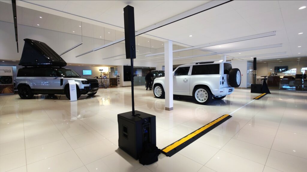 Sound2Light Automotive Event Landrover Defender KIMMAN